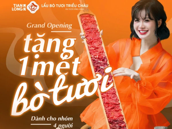 🎉 KHAI TRƯƠNG TIAN LONG VINCOM VINH – NGHỆ AN