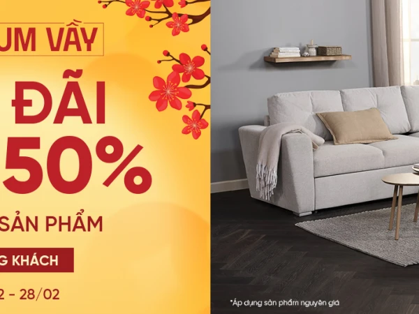 Tết sum vầy JYSK ưu đãi lên đến 50% toàn bộ mặt hàng