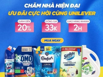 Winmart - Chăm nhà hiện đại - Ưu đãi cực hời với Unilever