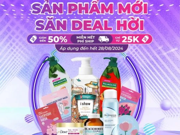 Giảm đến 50% - Chỉ từ 25K SẢN PHẨM MỚI - SĂN DEAL HỜI