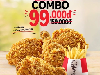 [KFC] GÀ GIÒN CỰC PHÊ, ƯU ĐÃI CỰC MÊ CHỈ 99K