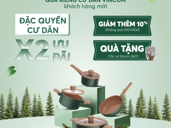 THÁNG 10 NGẬP TRÀN ƯU ĐÃI CHO CƯ DÂN VINHOMES TIMECITYS Đặc quyền riêng từ Elmich!