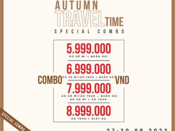 AUTUMN TRAVEL TIME | SPECIAL COMBO ONLY AT SOTRES cùng VALENTINO CREATIONS