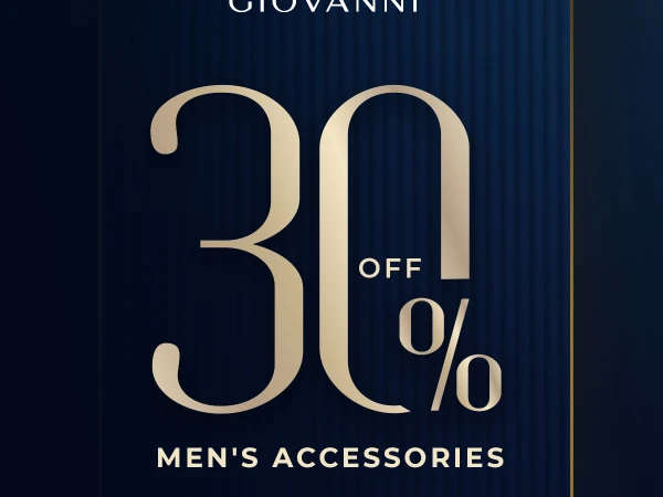 Giovanni- Ưu đãi giảm giá 30% ví nam và dây lưng nam cao cấp