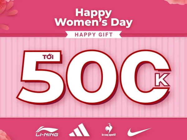 Maxxsport: Happy Women's Day tặng quà tới 500k