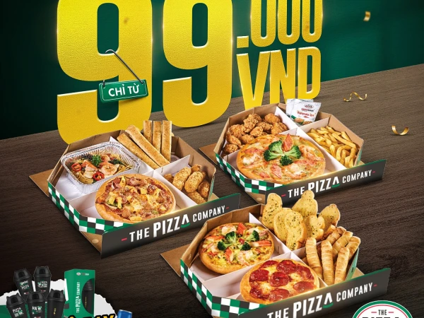 The Pizza Compnay- Ưu đãi chỉ từ 99.000 VNĐ