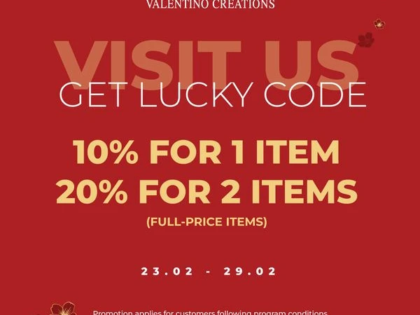 Valentino Creations- Giảm giá áo sơ mi nam khi ghé thăm cửa hàng