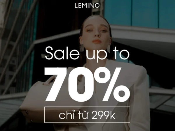 SALE UP TO 70% DÒNG LE BY LEMINO CHỈ TỪ 299K!