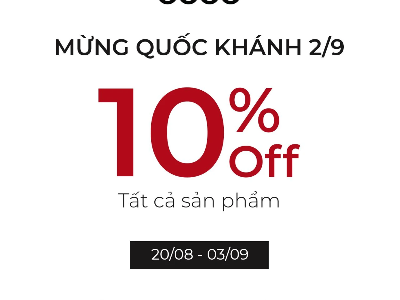 MỪNG NGÀY QUỐC KHÁNH - RỘN RÀNG ƯU ĐÃI KHỦNG