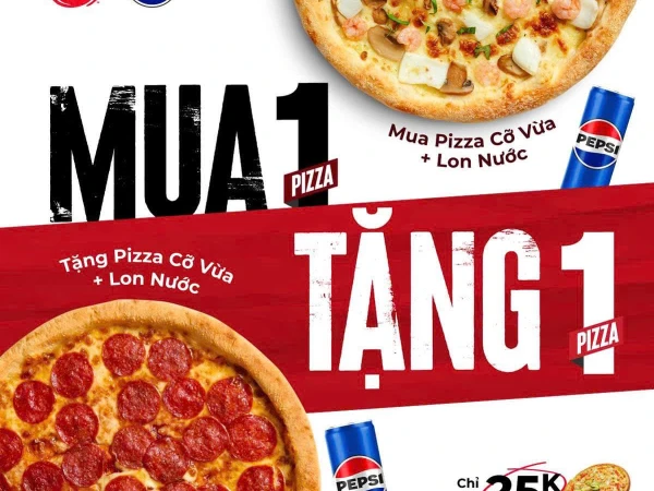 PIZZA HUT VINCOM MEGA MALL TIMES CITY - MUA 1 TẶNG 1