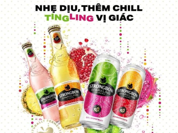 STRONGBOW SPARKLING CIDERS -THƯỞNG THỨC PHONG CÁCH MỚI “CHILL QUÁ CHỪNG