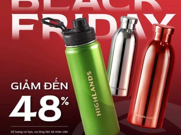 Tận hưởng ưu đãi BLACK FRIDAY với loạt sản phẩm Bình ly giữ nhiệt giá chỉ từ 59K