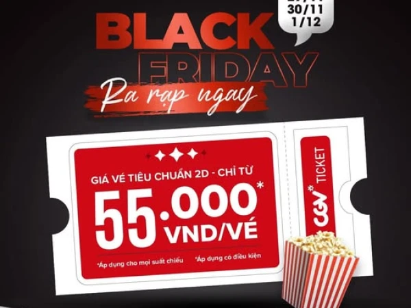 Black Friday - CGV Lạng Sơn đồng giá vé 55k