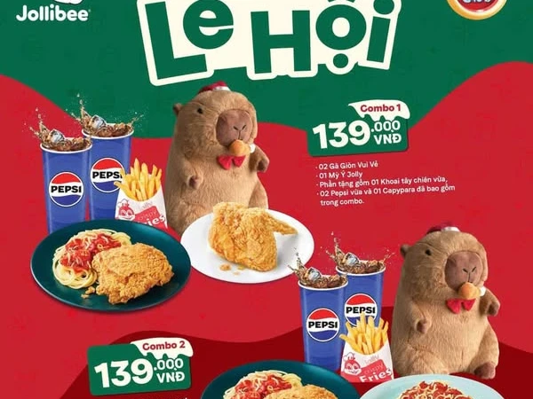 JOLLIBEE_combo lễ hội, chỉ từ 139k