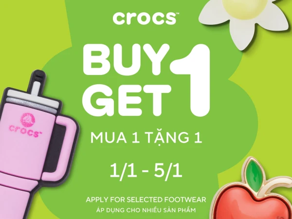 XỎ CROCS ĐÓN DEAL MUA 1 TẶNG 1