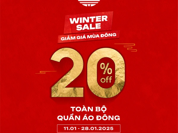 WINTER SALE: GIẢM NGAY 20% TOÀN BỘ QUẦN ÁO THU ĐÔNG!