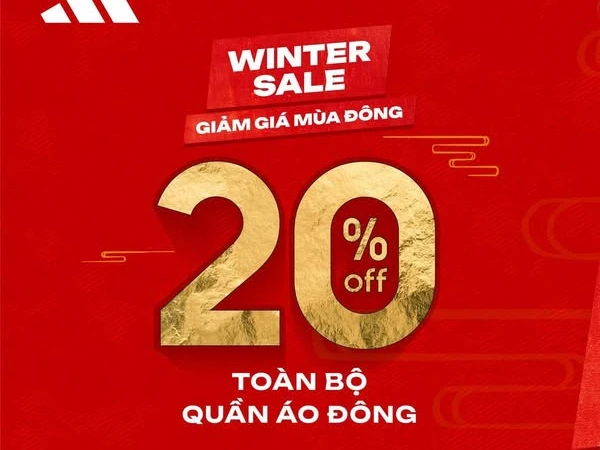 ADIDAS WINTER SALE 𝟮𝟬- 𝟱𝟬% HÀNG NGÀN SẢN PHẨM BAO GỒM TOÀN BỘ QUẦN ÁO ĐÔNG