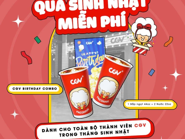 🎊 CÁCH NHẬN QUÀ SINH NHẬT TỪ CGV NÈ CÁC NGƯỜI ĐẸP ️🎊