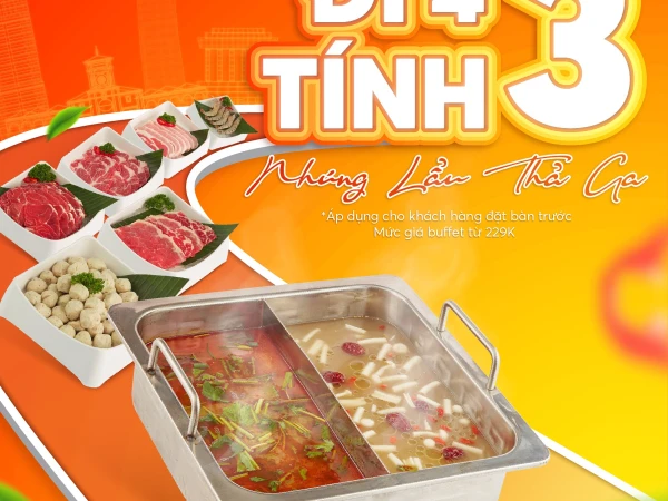 ĐI 4 TÍNH 3 - AI MÊ LẨU CHỚ BỎ QUA GU HOTPOT