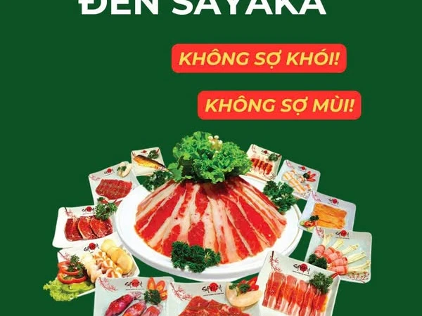 🍲 ĐI ĂN LẨU NƯỚNG KHÔNG CÒN LO NGẠI KHÓI VÀ MÙI TẠI SAYAKA! 🍲