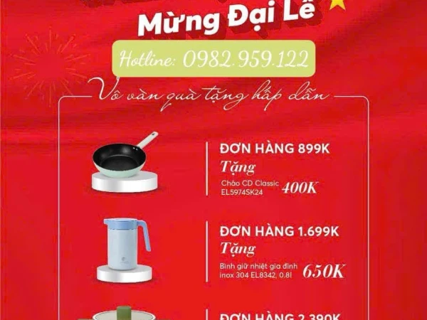 Mừng đại lễ Elmich giảm giá sập sàn