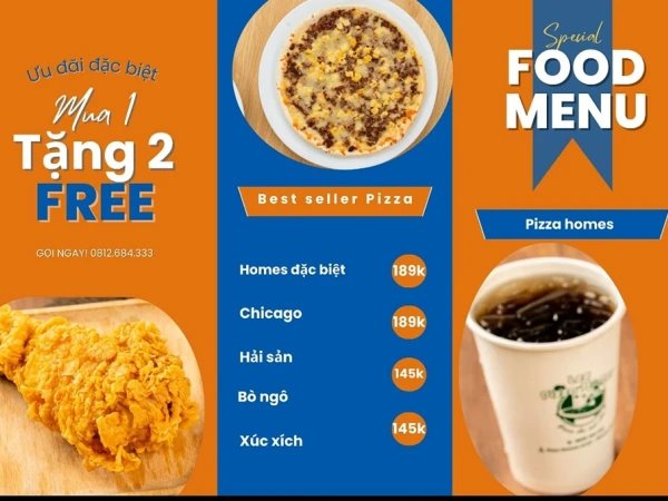 Thứ 4 BÙNG NỔ ƯU ĐÃI tại Pizza Homes!