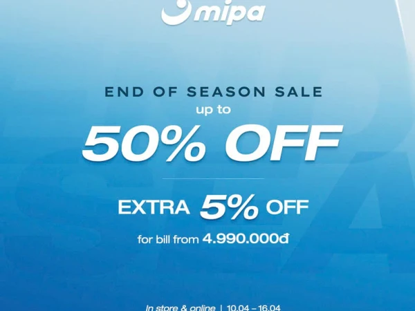 End of season sale up to 50% off