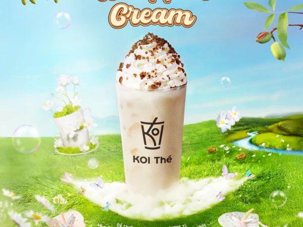 Pecan in the clound - whipped cream spikes the taste