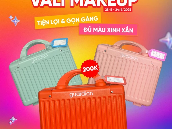 ✨ BẠN ĐÃ NHẬN ĐƯỢC VALI MAKEUP TỪ GUARDIAN CHƯA?