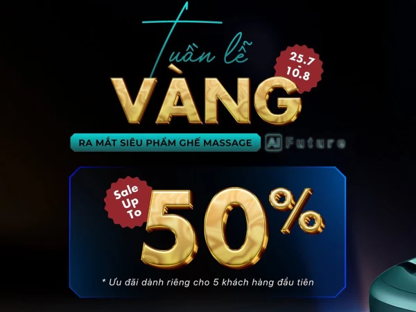 OKUSAKI CHÍ LINH TUẦN LỄ VÀNG RA MẮT – SIÊU PHẨM GHẾ MASSAGE AI FUTURE 🌟 ƯU ĐÃI BẤT NGỜ – CHỈ DÀNH CHO 5 KHÁCH HÀNG ĐẦU TIÊN
