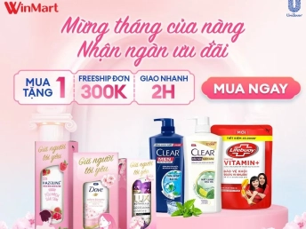 Da đẹp Tóc xinh - Tự tin là chính Nàng cùng WinMart với những ưu đãi hấp dẫn đến từ các sản phẩm được yêu thích nhất của thương hiệu Unilever trong tháng 3 này