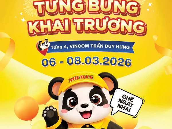🌟 THẾ GIỚI TIỆN ÍCH MR.DIY ĐÃ ĐẾN VỚI VINCOM CENTER TRẦN DUY HƯNG! 🌟