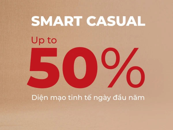 CANIFA SALE UP TO 50% CÁC SẢN PHẨM SMART CASUAL