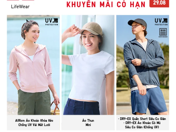 SUMMER SALE - KHUYẾN MÃI CUỐI HÈ BẠN KHÔNG THỂ BỎ LỠ TỪ UNIQLO