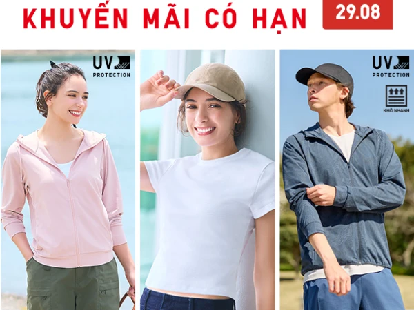 KHUYẾN MÃI CUỐI HÈ BẠN KHÔNG THỂ BỎ LỠ TỪ UNIQLO