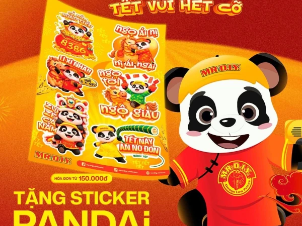 ✨ TẾT NÀY MUỐN NHIỀU MAY MẮN? BẮT ĐẦU BẰNG MỘT MIẾNG STICKER PANDAi NÈ! 🐼🧧