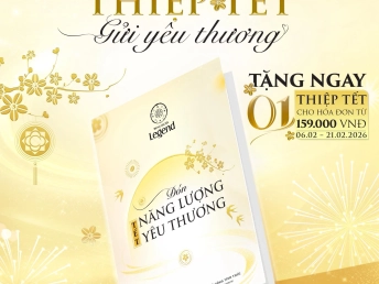 TRUNG NGUYÊN LEGEND VINCOM ĐỒNG HỚI - TRAO THIỆP TẾT – GỬI YÊU THƯƠNG