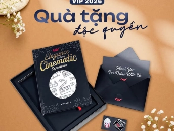 CGV trân trọng giới thiệu Bộ Quà Tặng Độc Quyền VIP – VVIP 2026