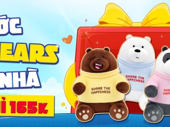 LOTTERIA: ĂN CHUNG THẢ GA – RƯỚC WE BARE BEARS VỀ NHÀ