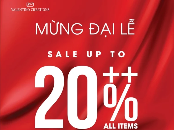HAPPY HOLIDAY cùng Valentino Creations | sale up to 20%++