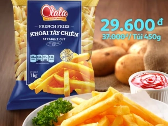 🌟  KHOAI TÂY CHIÊN O’LALA – VÀNG RỤM, NGON GIÒN CHUẨN VỊ FAST FOOD.