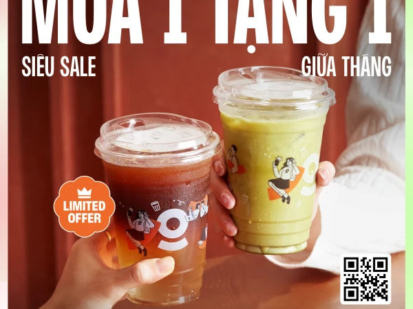 DEAL MUA 1 TẶNG 1 DUY NHẤT GIỮA THÁNG - SỐ LƯỢNG CÓ HẠN