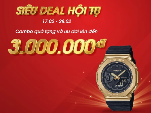 💥 Casio Hà Tĩnh - Tháng Hai “HÁI” deal to: Nhận quà tặng lên đến 3 triệu đồng! 💥