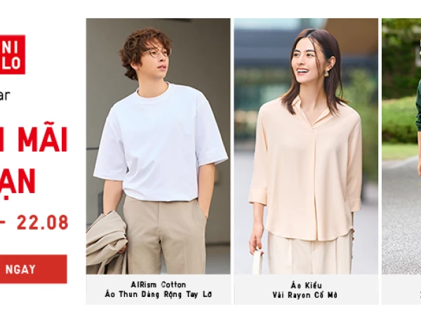 SUMMER SALE - TẬN HƯỞNG HÈ THOẢI MÁI CÙNG KHUYẾN MÃI CÓ HẠN TỪ UNIQLO