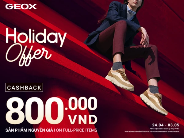 GEOX HOLIDAY OFFER