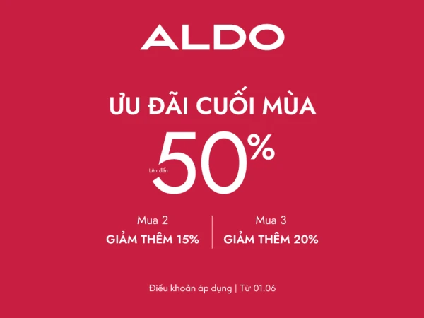 ALDO | ƯU ĐÃI CUỐI MÙA CHỈ TỪ 249K