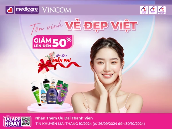 MEDICARE - VINCOM HÀ TĨNH - TÔN VINH VẺ ĐẸP VIỆT | GIẢM ĐẾN 50% 