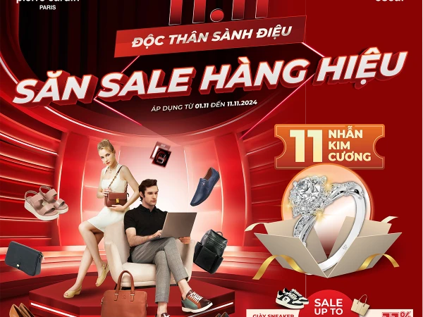 🛍️ĐỘC THÂN SÀNH ĐIỆU - SĂN SALE HÀNG HIỆU 11.11 - CƠ HỘI SỞ HỮU 11 NHẪN KIM CƯƠNG CỰC HOT💍