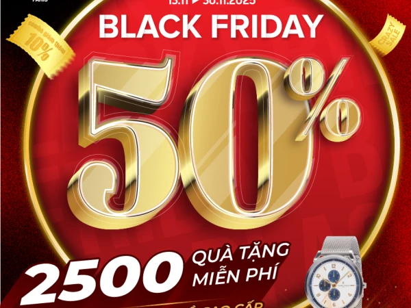 🖤✨ BLACK FRIDAY 2025 – CƠN LỐC MUA SẮM CÙNG PIERRE CARDIN ✨🖤