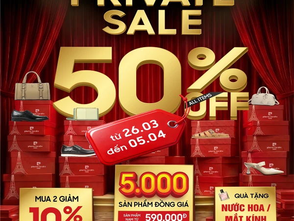 🔥🔥🔥🔥🔥PRIVATE SALE LỚN NHẤT NĂM – GIẢM 50% +++ tất cả sản phẩm 🔥🔥🔥🔥🔥